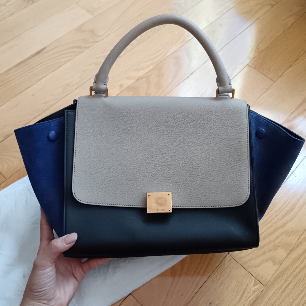 Celine Trapeze Colourblock Bag